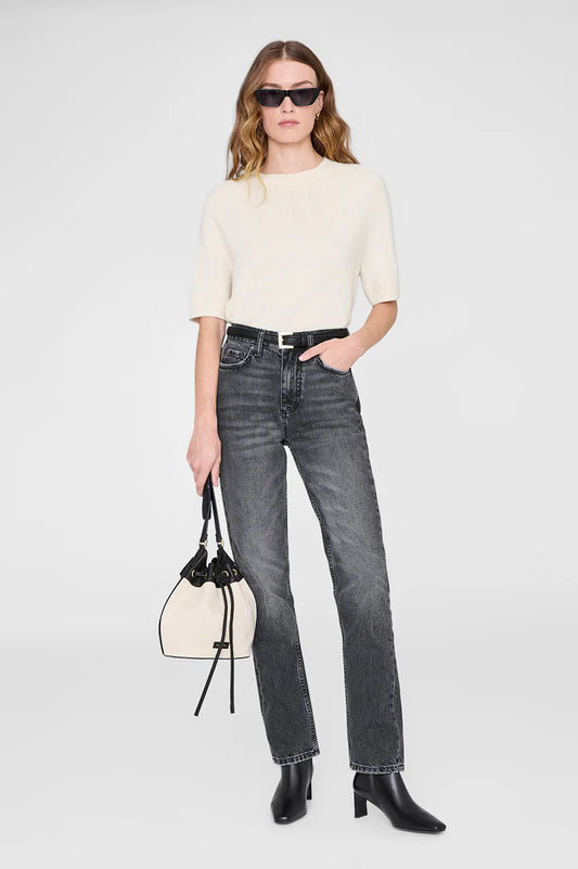 Mini Alana Bucket Bag in Natural