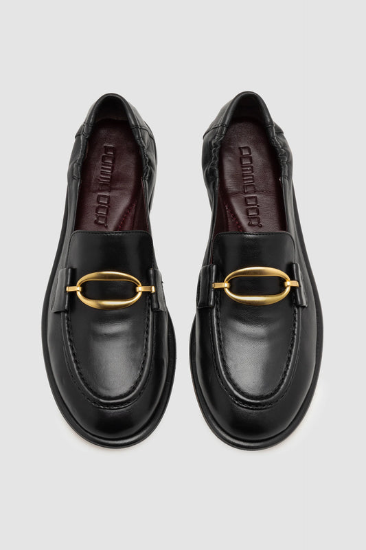 Loafer with Chain in Black