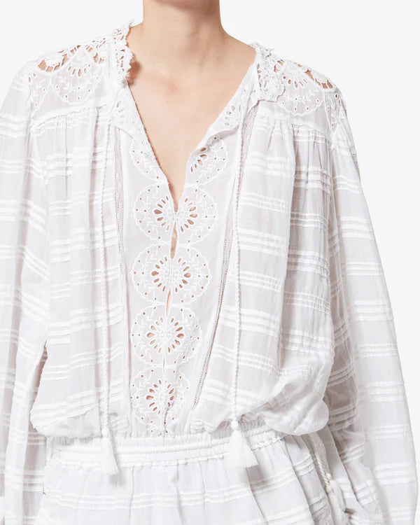 Preya Dress in White