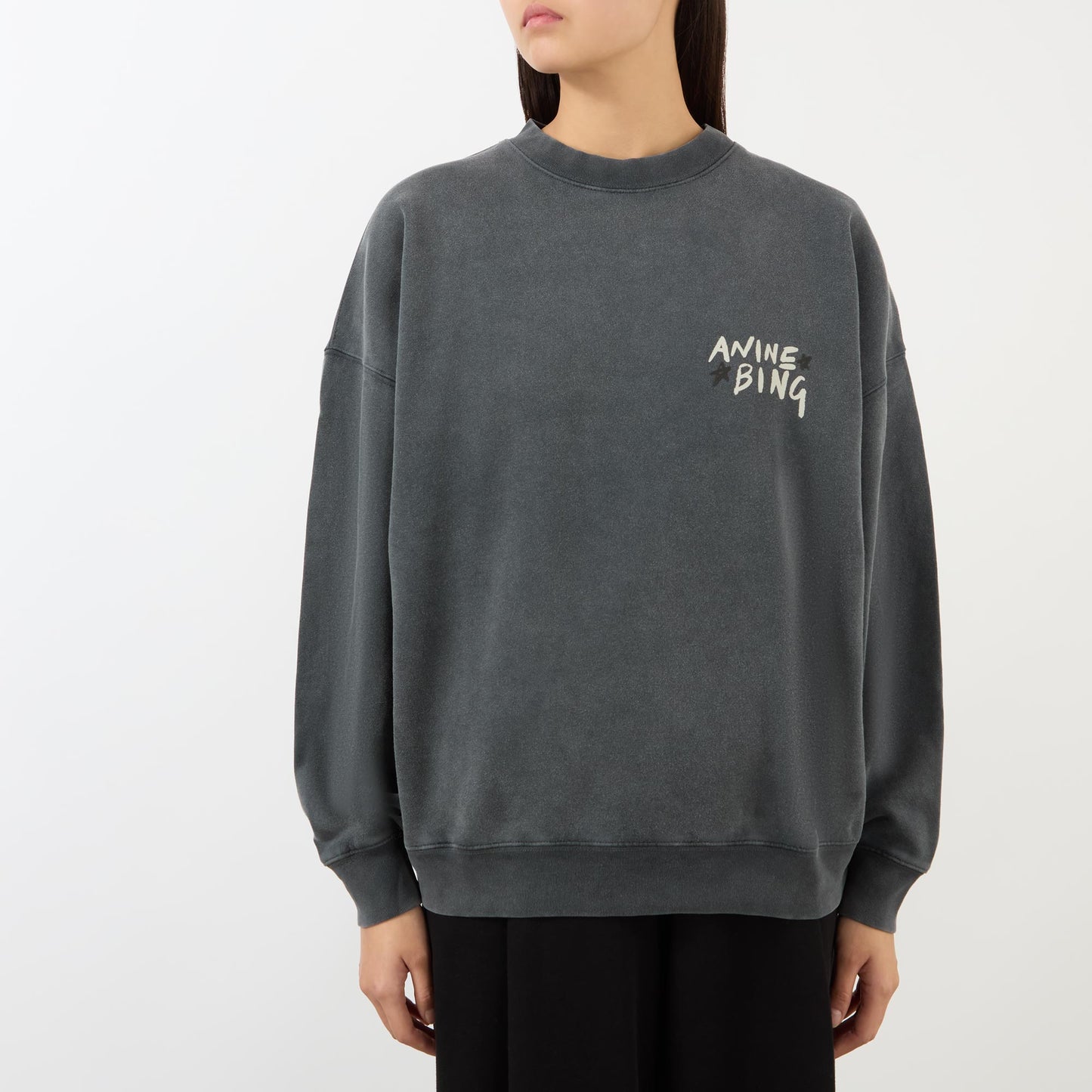 Miles Empowerment Sweatshirt in Washed Black