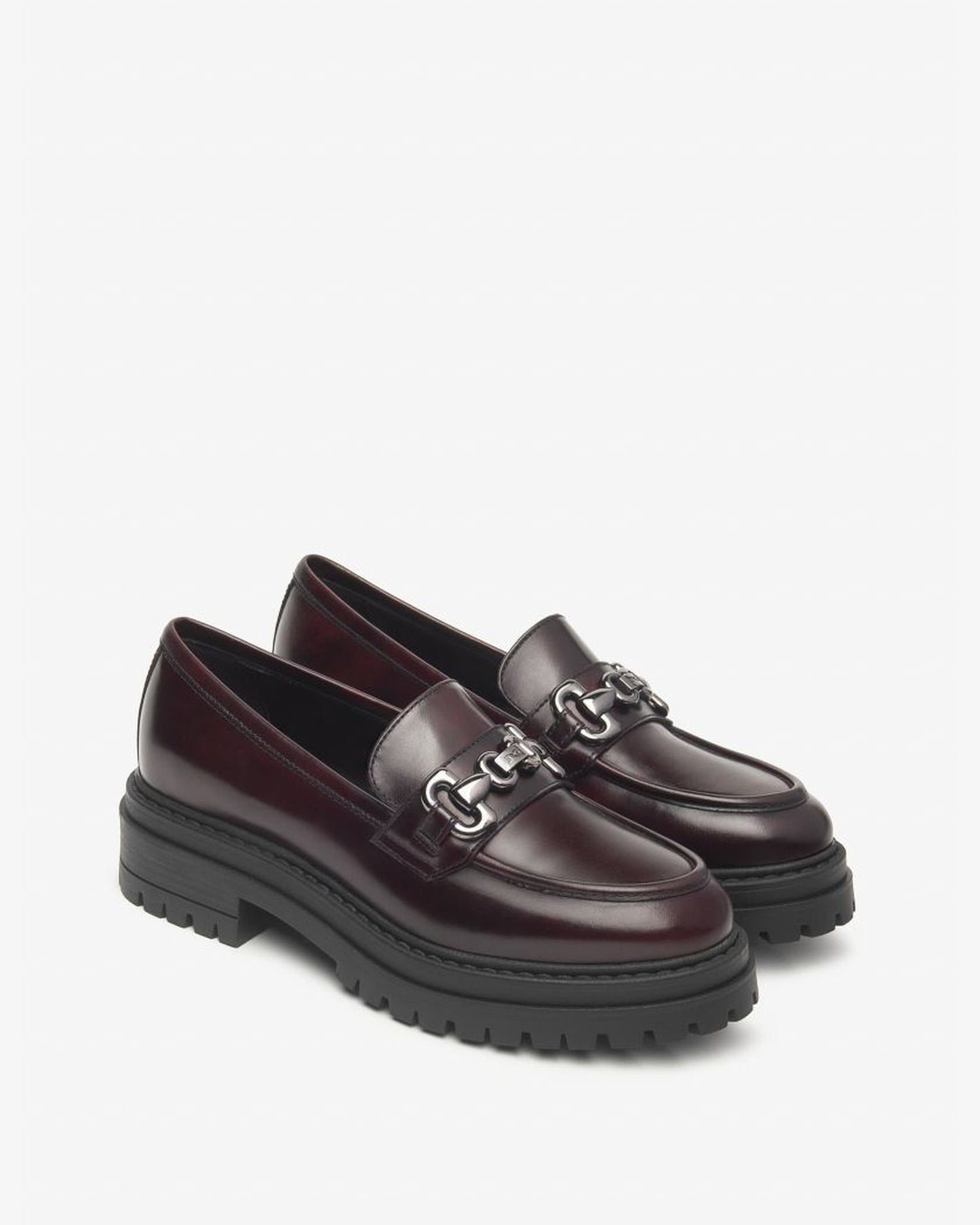 Chunky Loafer in Burgundy