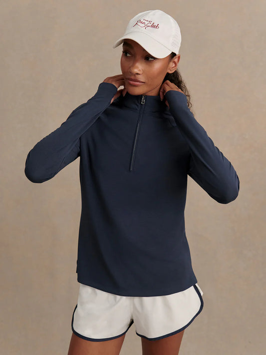 Amren Half-Zip in Blue Nights