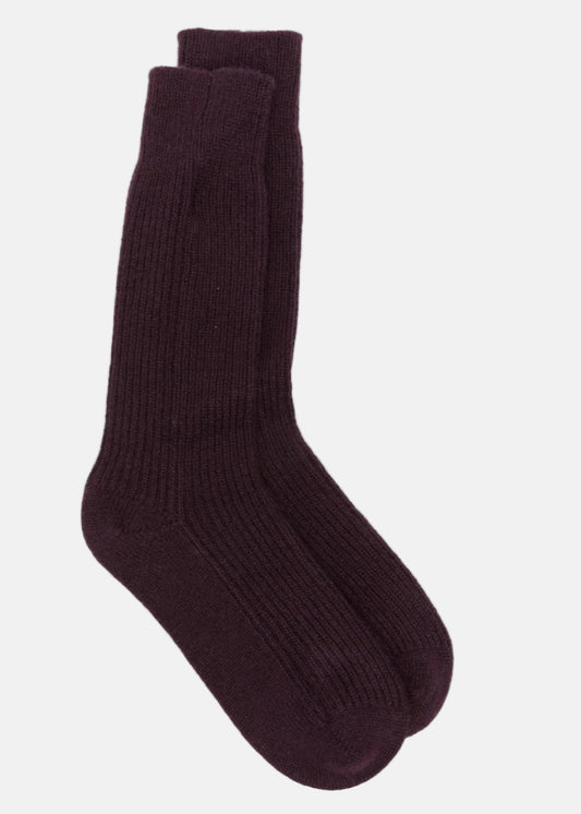 Zera Socks in Mahogany