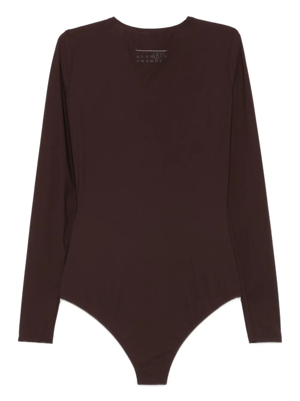 Technical Jersey Bodysuit in Brown