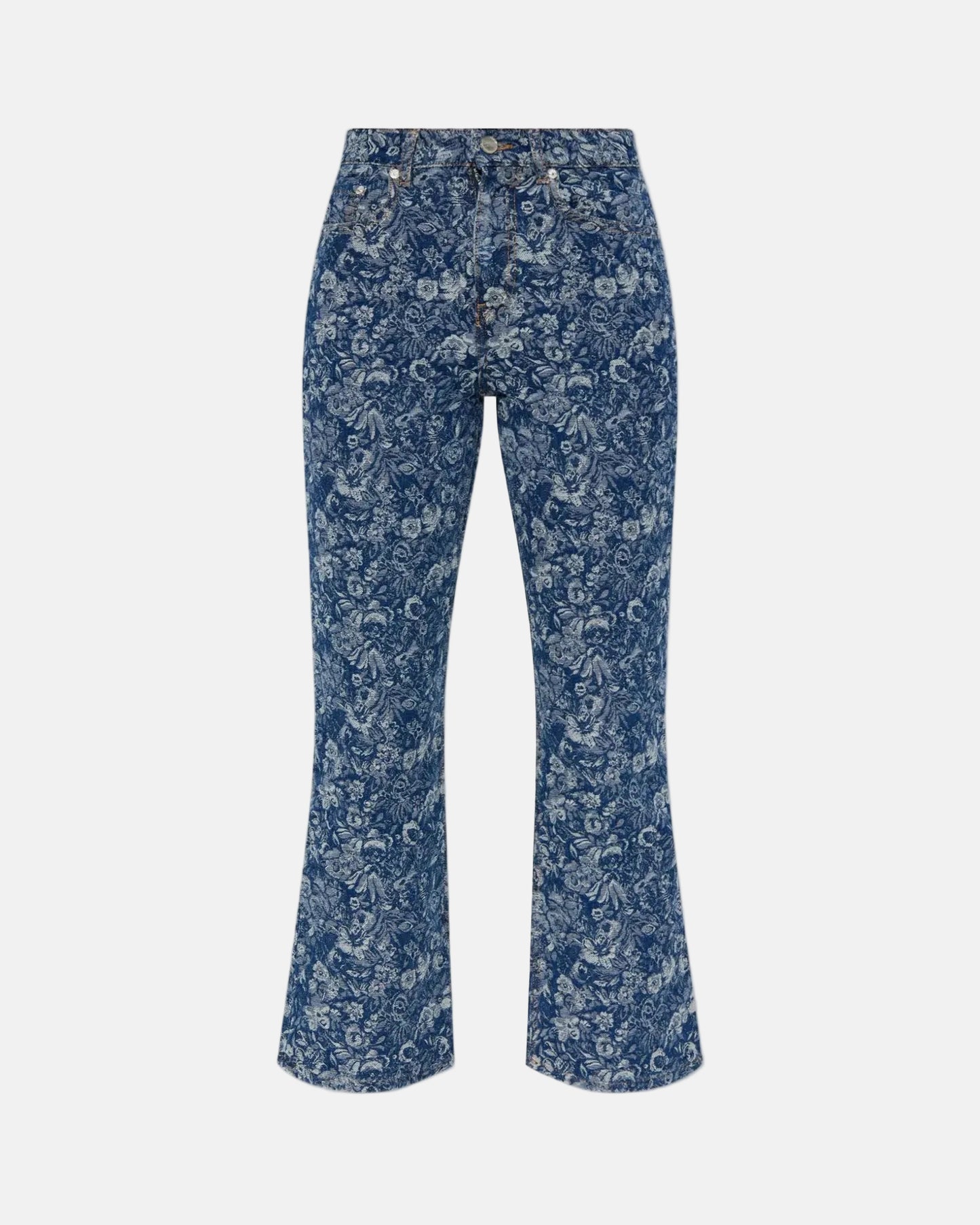Betzy Cropped in Tapestry Denim
