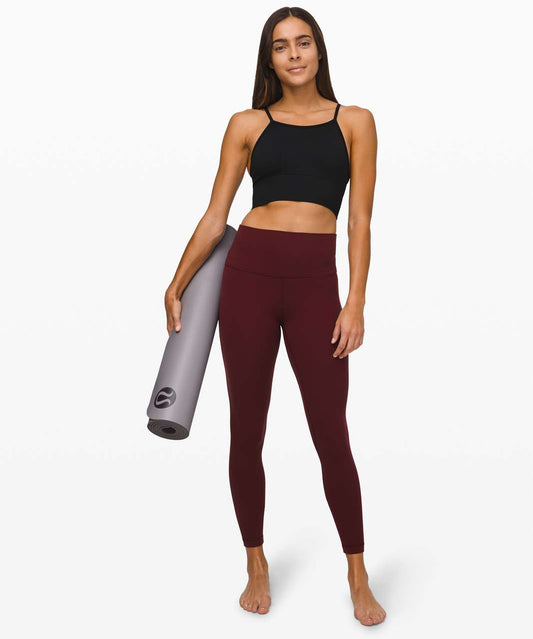 Align 25" High Rise Pant in Garnet