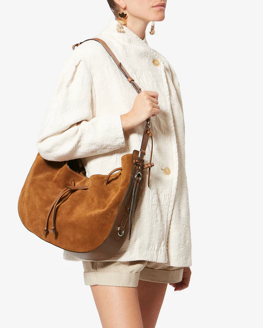 Bolton Hobo Shoulder Bag in Cognac