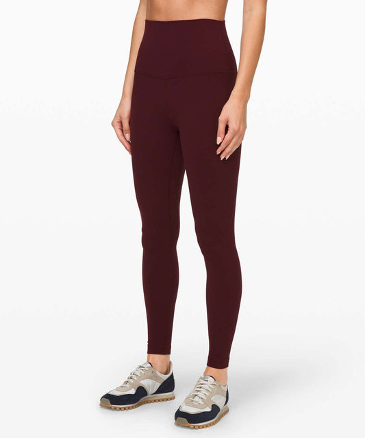 Align 28" High Rise Pant in Garnet