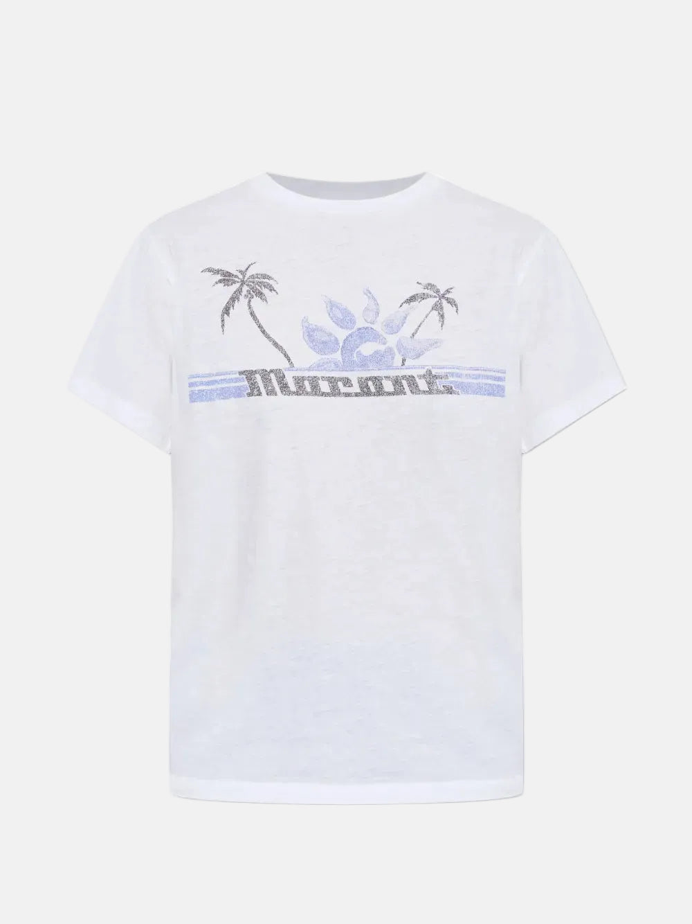 Zewel Tee in White/Blue
