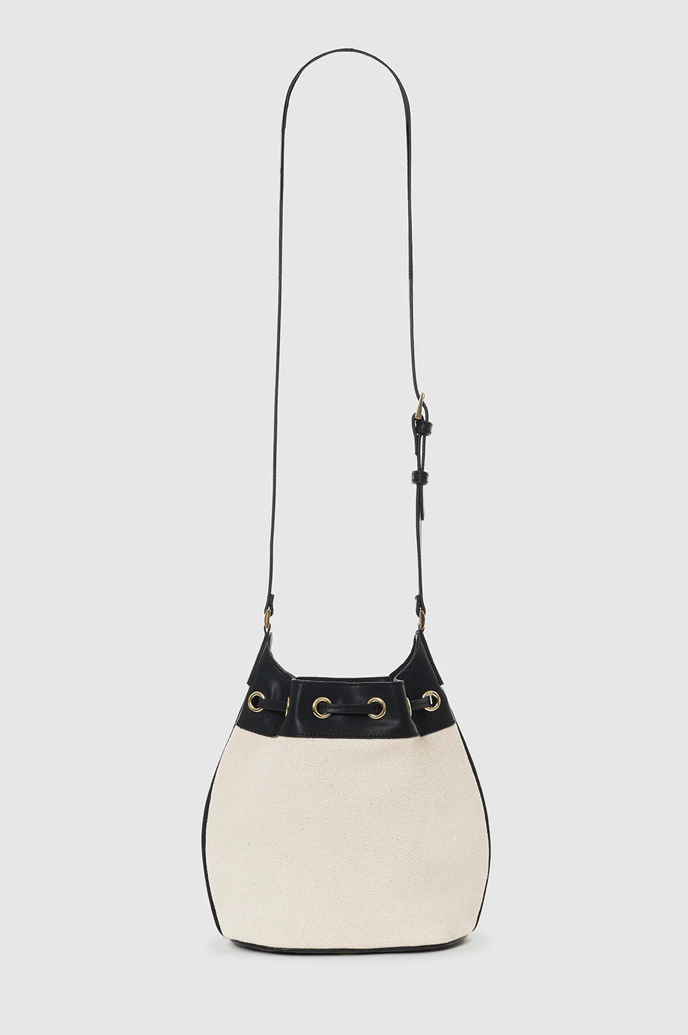 Mini Alana Bucket Bag in Natural