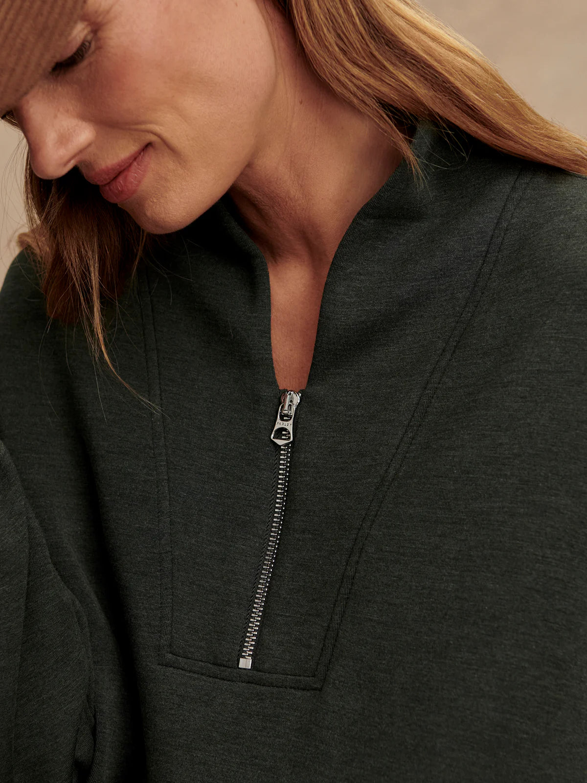 Davidson Sweatshirt in Olive Marl