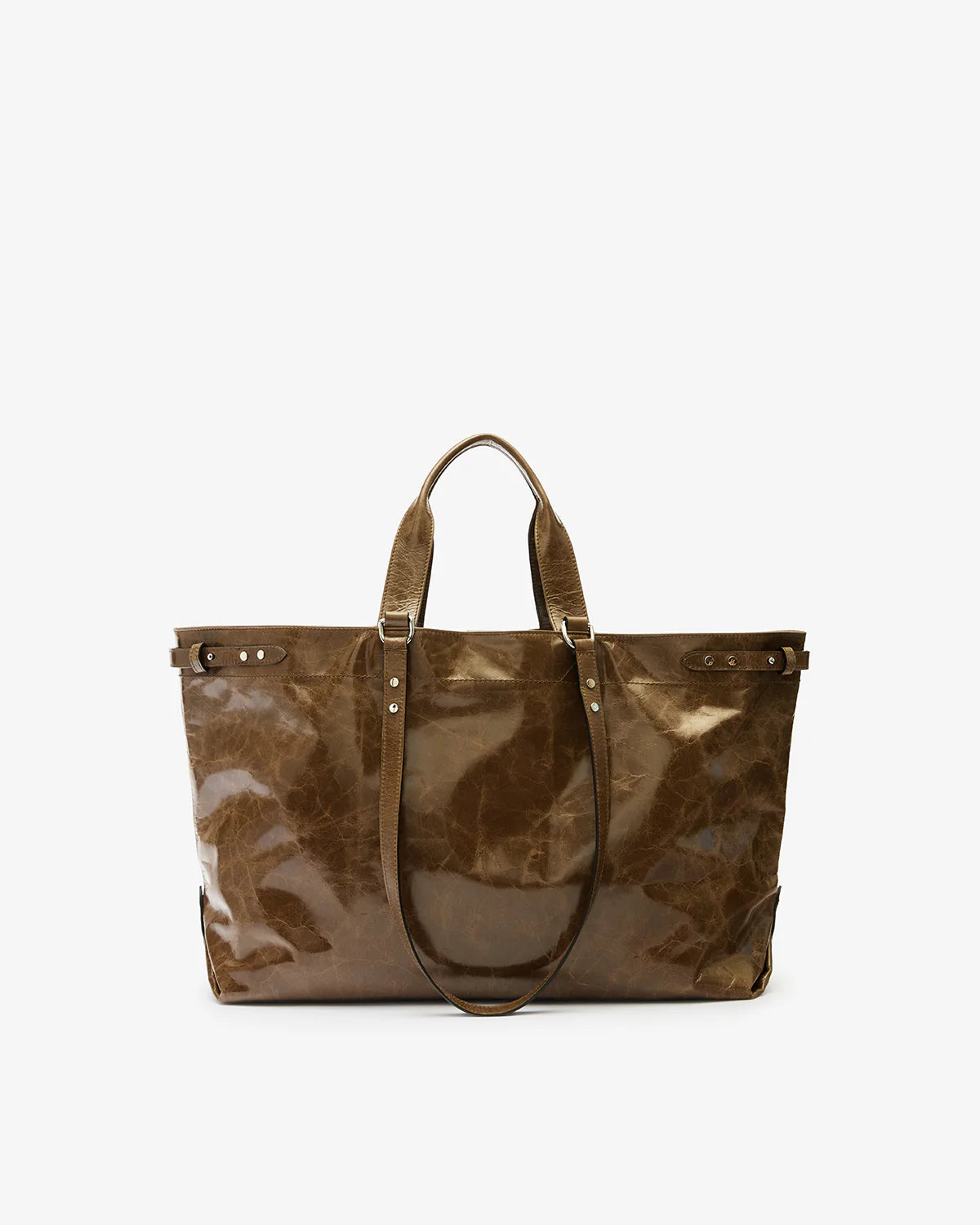 Winna Tote Shoulder Bag in Moss Green