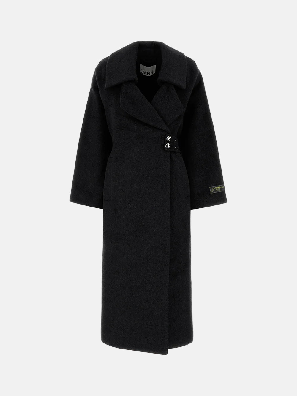 Double Faced Wool Coat in Phantom
