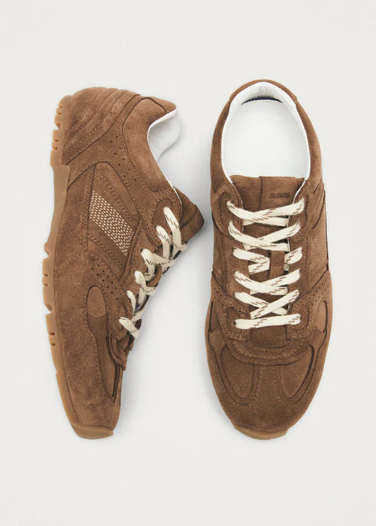 TB56 Sneakers in Suede Brown Leather