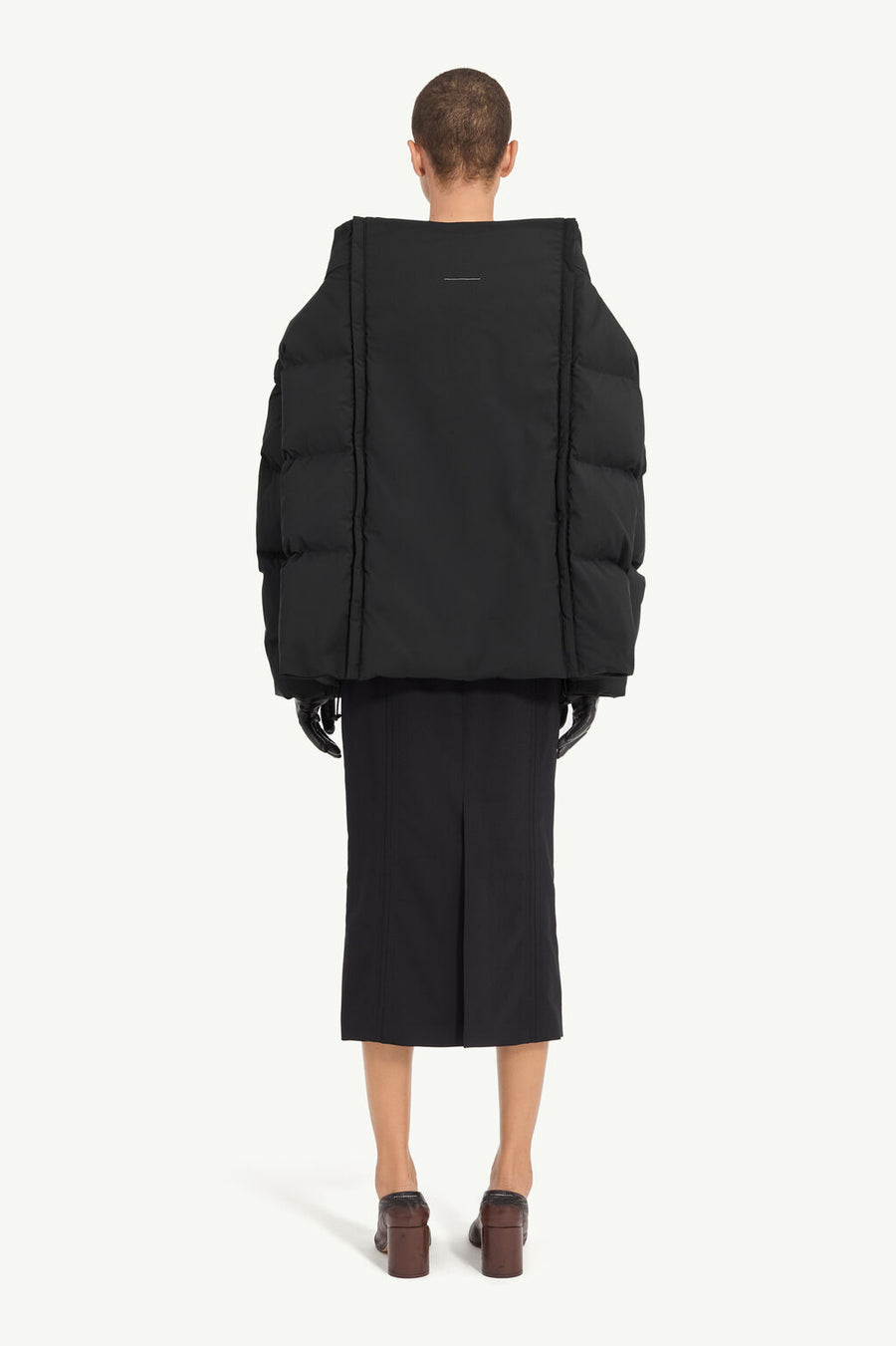 Multi-wear Padded Jacket in Black