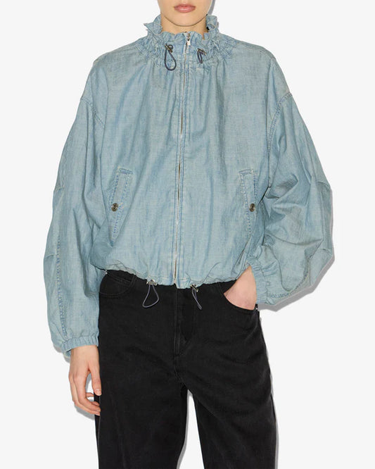 Plume Jacket in Blue