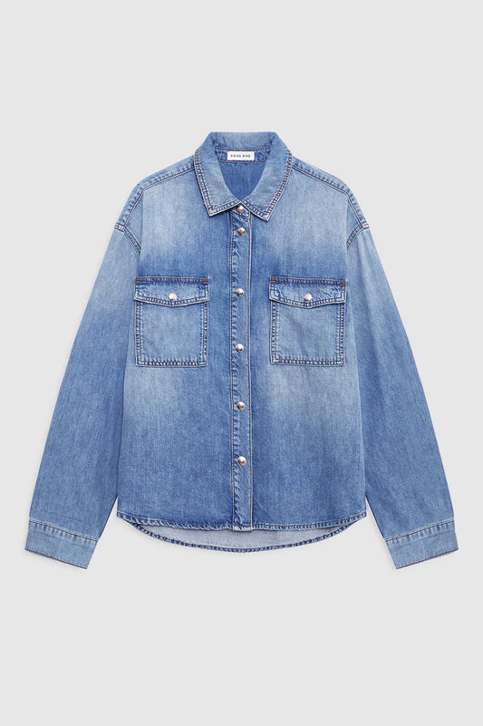 Paxton Shirt in Tidal Blue