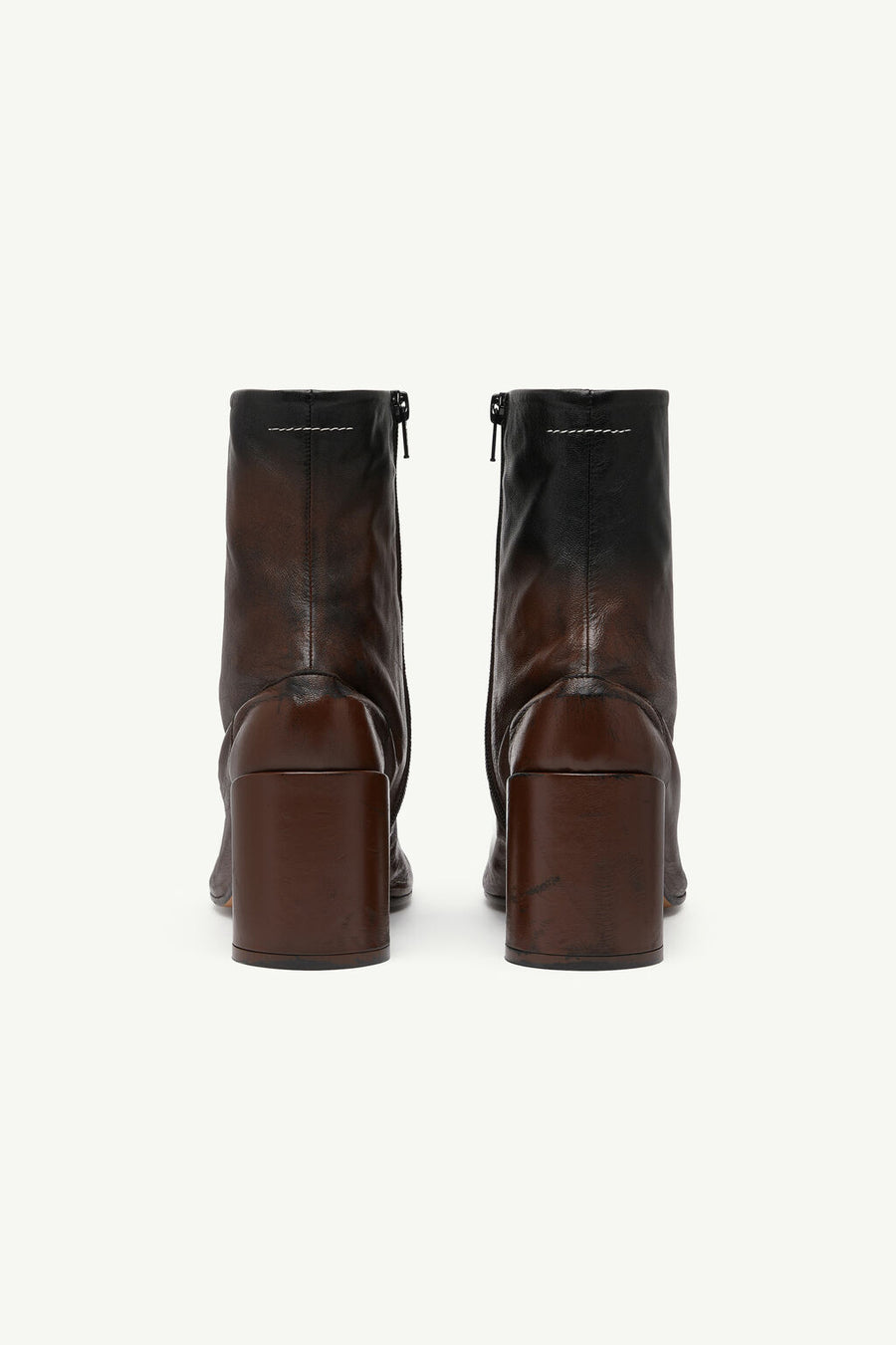 Anatomic Block Heel Boots in Black