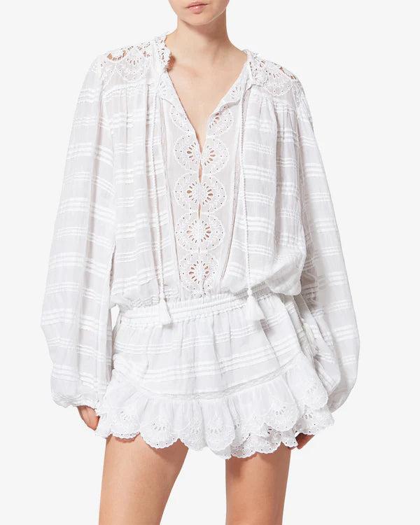 Preya Dress in White
