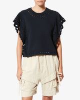 Odyle Top in Faded Black