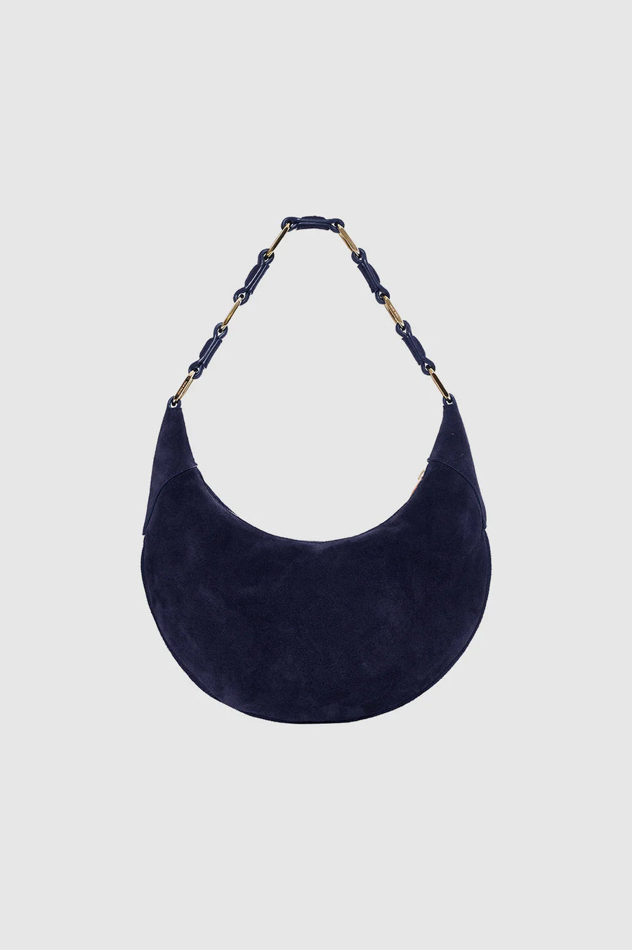 Kate Hobo Bag in Navy Suede
