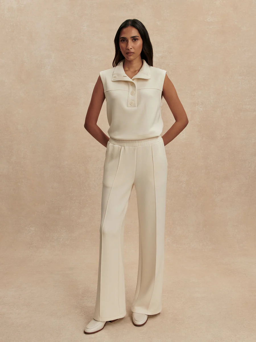 The Wide Leg Pant 30" in Pristine