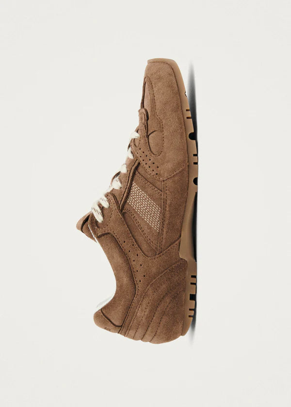 TB56 Sneakers in Suede Brown Leather