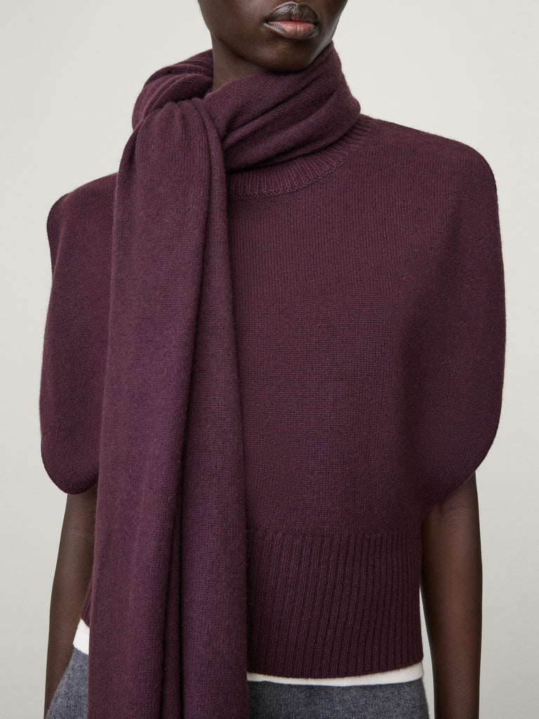 Paris Scarf in Mahogany