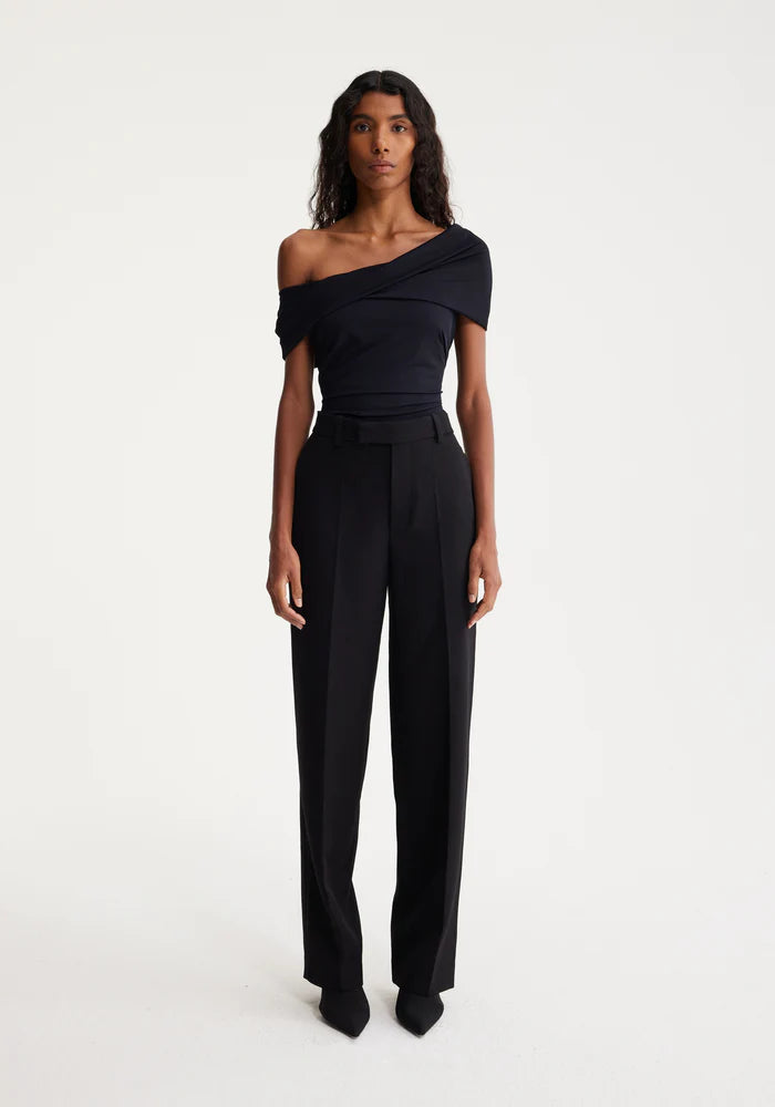ASYMMETRICAL OFF SHOULDER TOP - ROHE