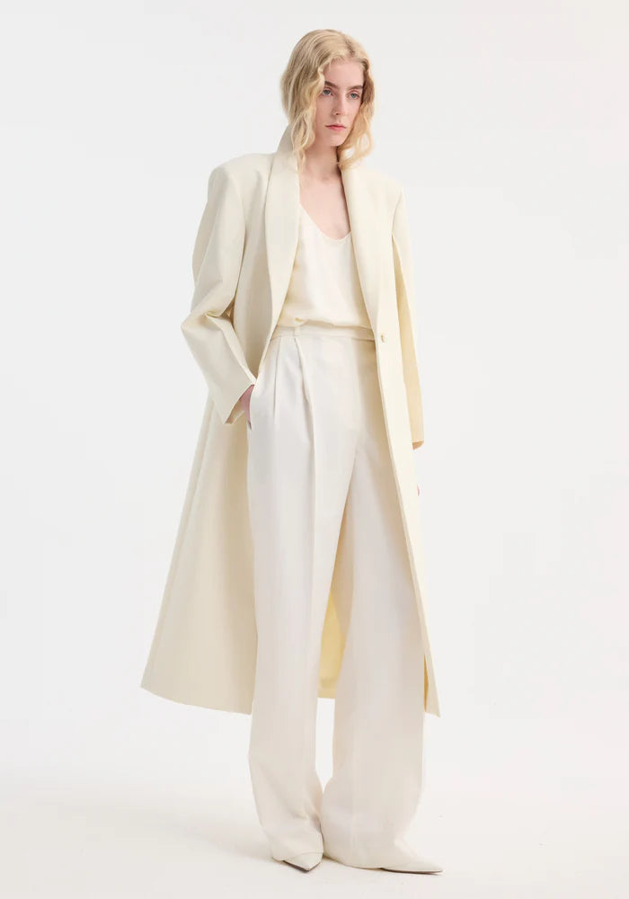 Signature Opera Coat in Ivory
