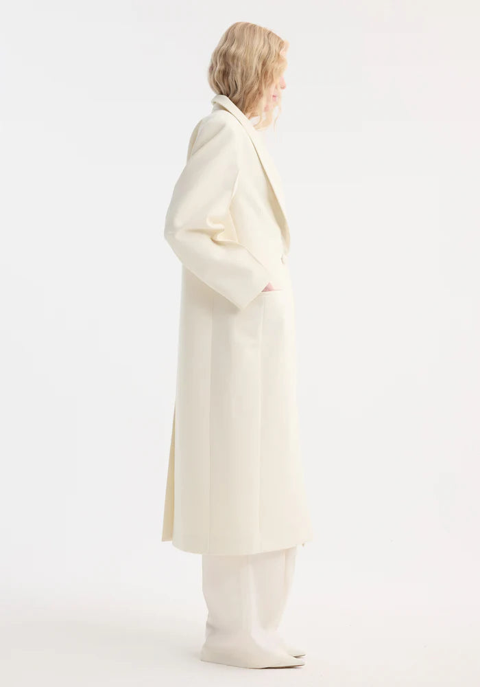 Signature Opera Coat in Ivory