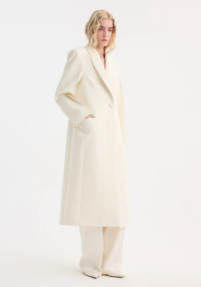 Signature Opera Coat in Ivory