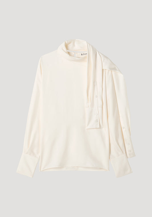 Foulard silk top