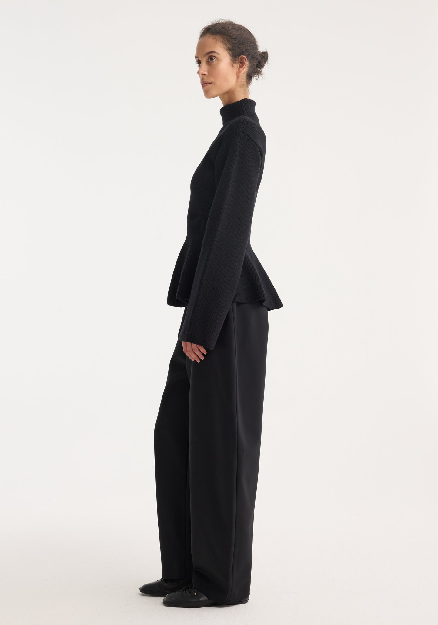Sculptural knitted top