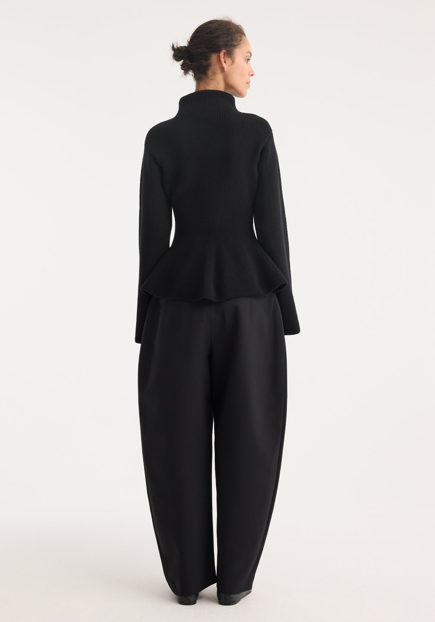 Sculptural knitted top