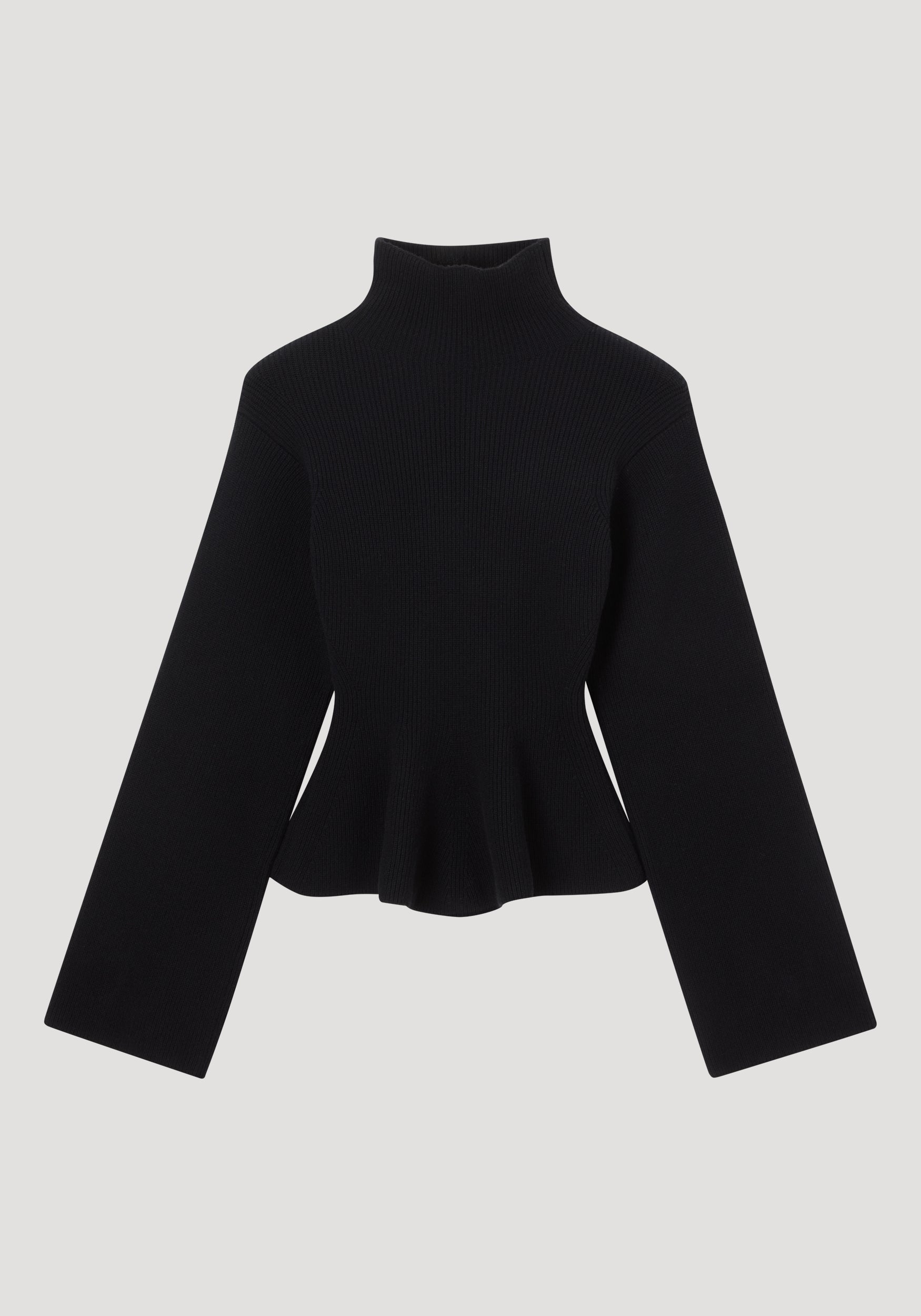 Sculptural knitted top