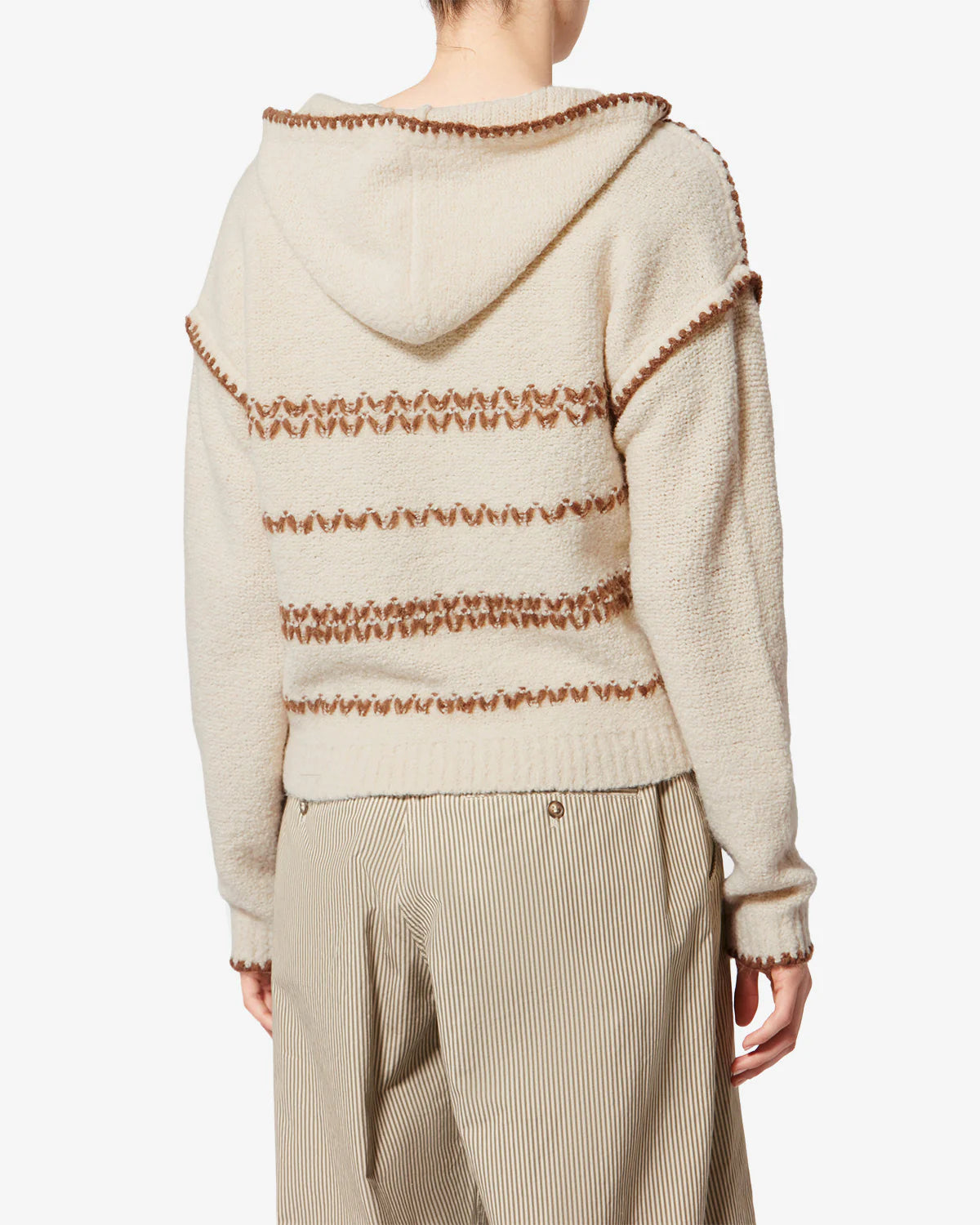 Romera Sweater in Ecru/Bronze