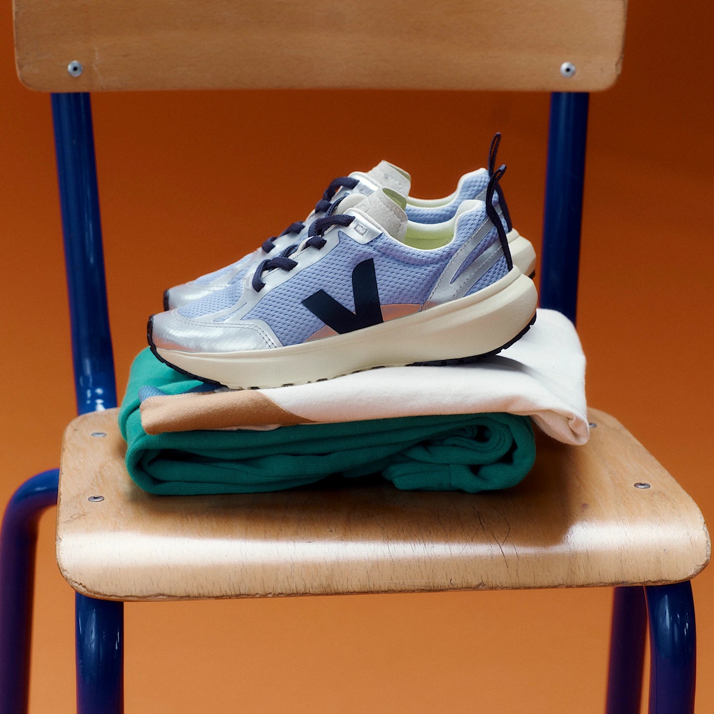 Small Canary Alveomesh Olympe Nautico Silver