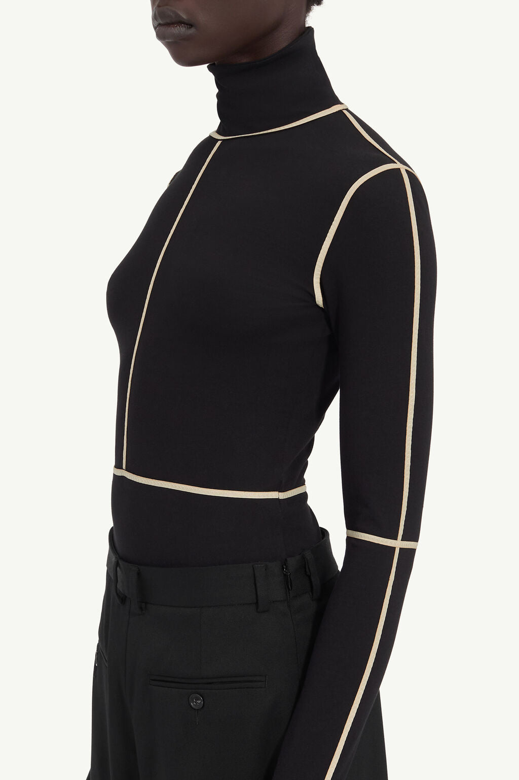 Long Sleeve Top in Black
