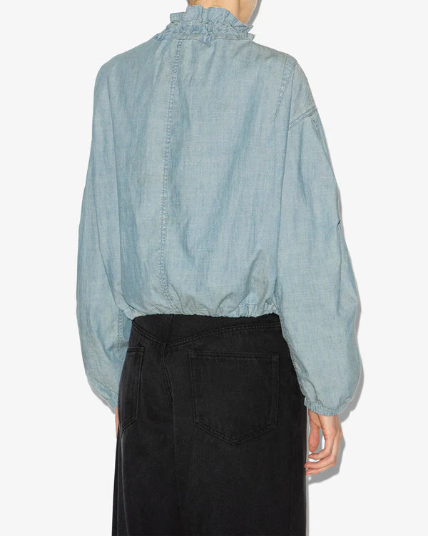 Plume Jacket in Blue