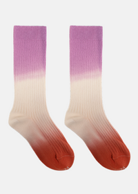 Mizia Socks in Tie Dye Pink/Orange