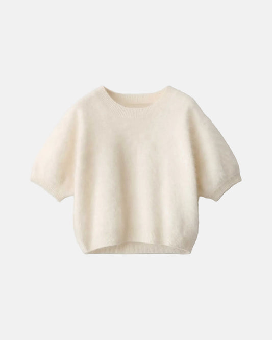 Juniper Sweater in Cream Brushed
