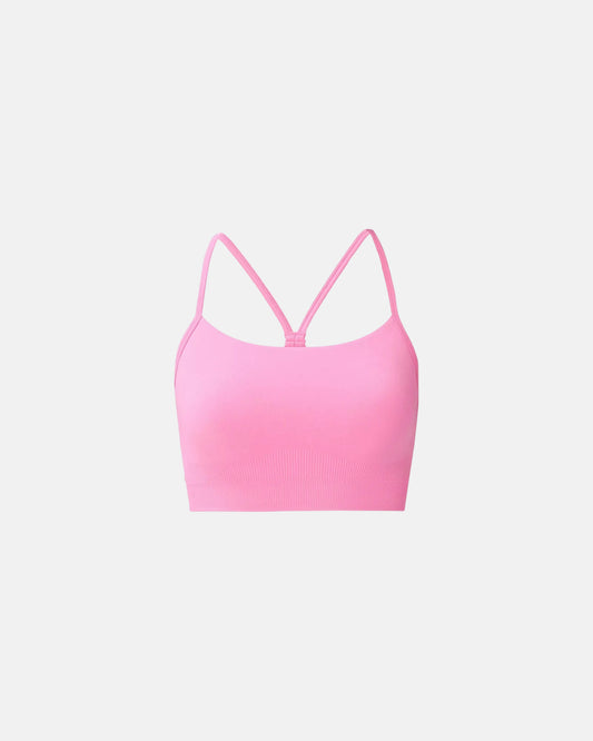 Spirit Restored Seamless Yoga Bra in Guava Pink