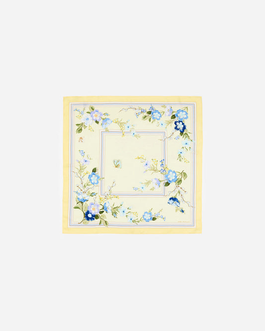 Floral Scarf in Yellow