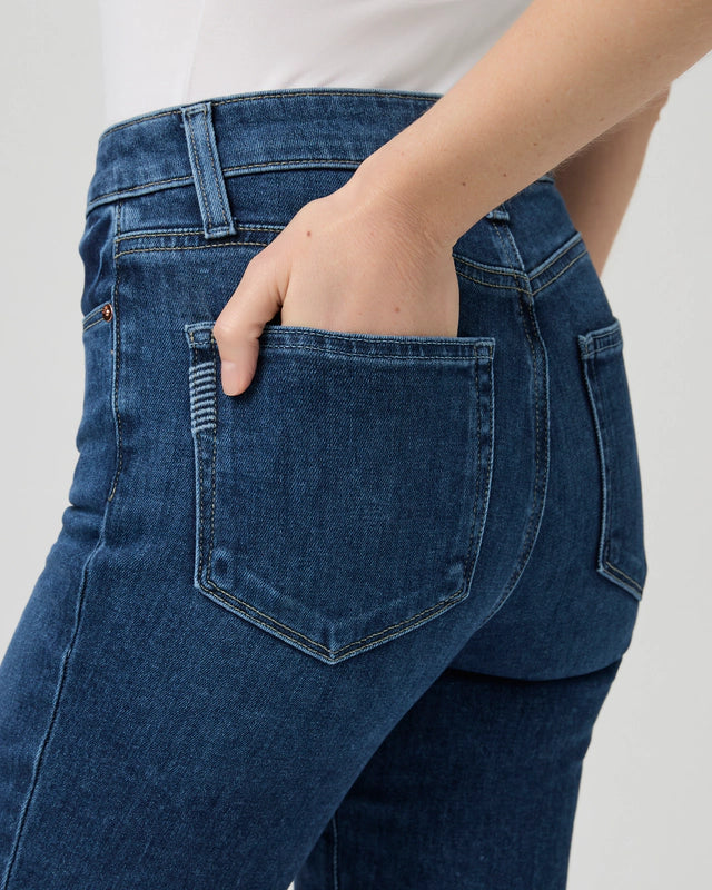 CINDY KINDRED DARK BLUE JEAN - PAIGE