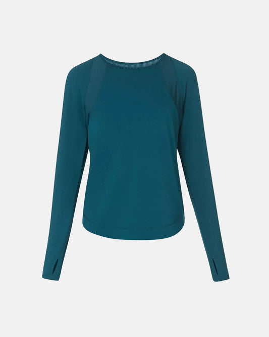 Breathe Easy Mesh T-Shirt in Deep Green