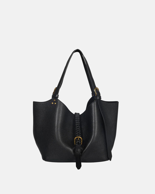 Joseph S Bag in Noir Brass Buffalo Leather