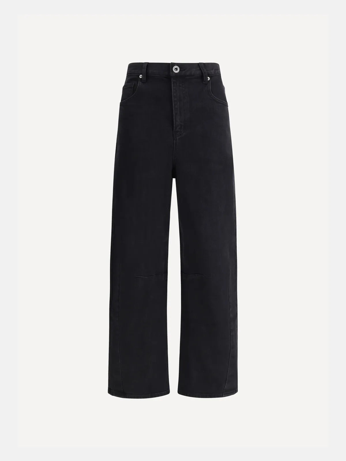 Barrel Leg Jeans in Black