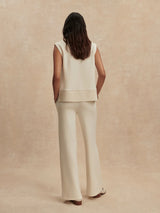The Wide Leg Pant 30" in Pristine