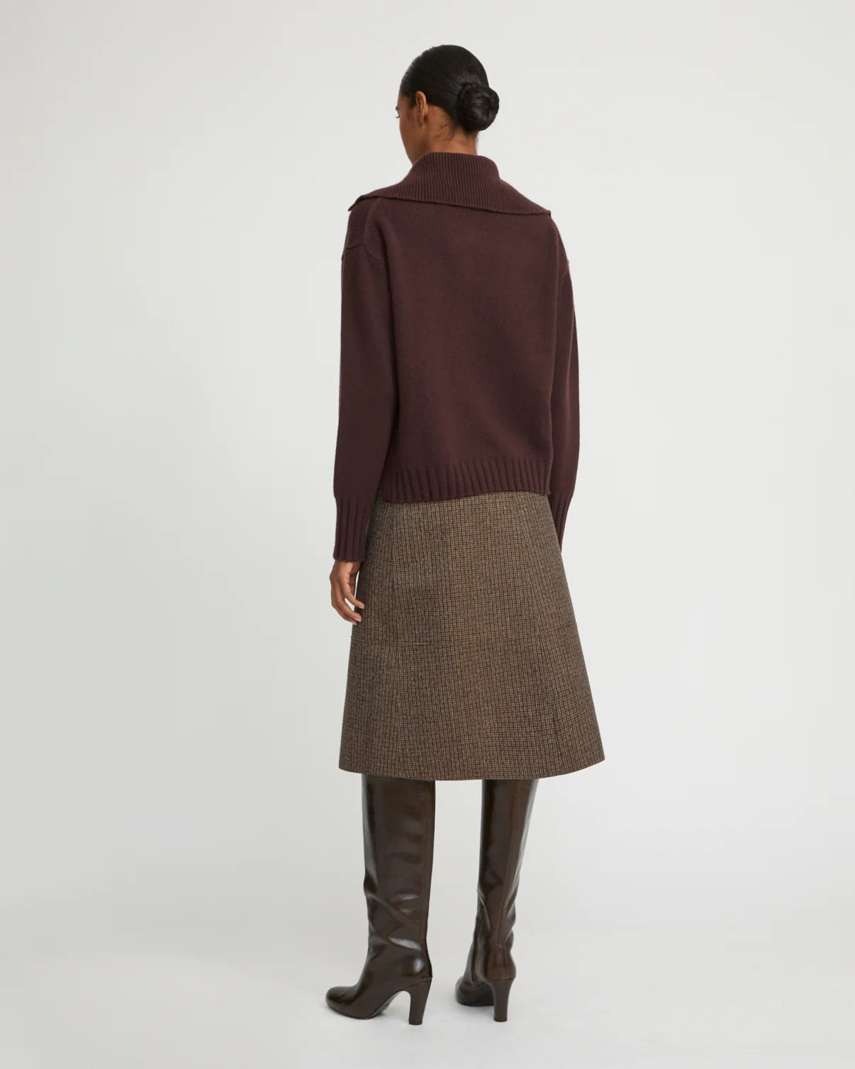 Collar Jumper in Cashmere Knit